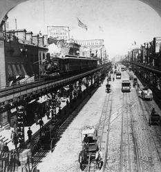 IRT Third Avenue Line along The Bowery, New York